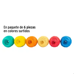 45031 / RAF-290C Fiero Rollo de rafia de 410 m colores surtidos calibre 2.2 g/m