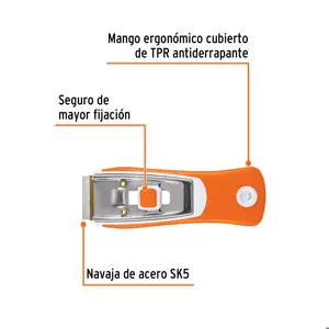 Raspador con cuchillas de 1-1/2