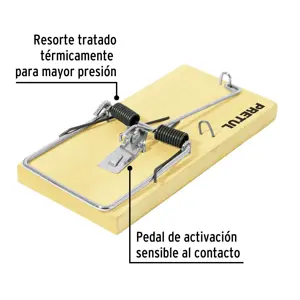 Trampa de madera de 7