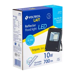 Reflector delgado de LED 10 W luz de día, Volteck