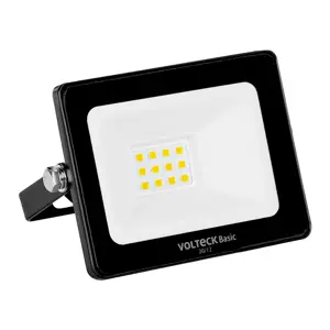 Reflector ultra delgado LED 10 W luz de día, Volteck Basic