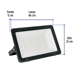 Reflector ultra delgado LED 300 W luz de día, Volteck Basic