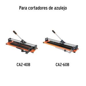 Truper Repuesto rieles para cortadores de azulejo, 40 y 60B, 4 pzas