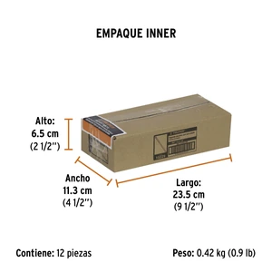 Blíster con 8 seguetas de repuesto para ACA-6X, Truper