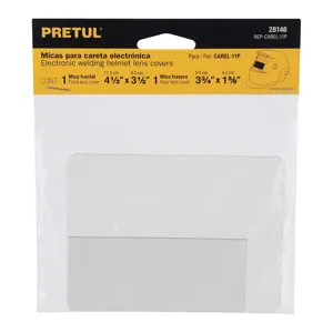 Bolsa c/2 micas para careta CAREL-11P, PRETUL