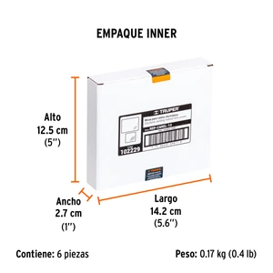 Bolsa c/2 micas para careta CAREL-13, TRUPER