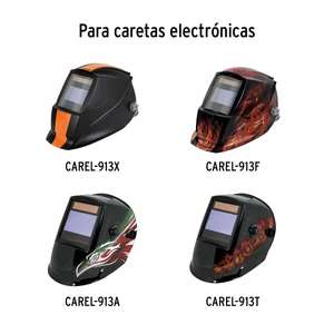 Truper Bolsa c/2 micas para careta CAREL-913A, 913F, 913T y 913X
