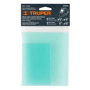 Truper Bolsa c/2 micas para careta CAREL-913A, 913F, 913T y 913X