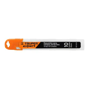 100098 / REP-CUT-5X Estuche con 10 cuchillas SK2 de 9 mm para cutter, Expert