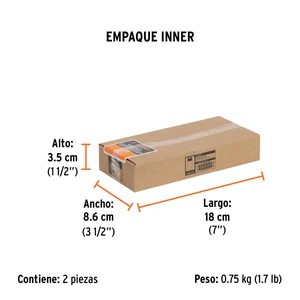 Estuche con 50 cuchillas SK2 de 18 mm para cutter, Expert