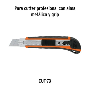 Estuche con 10 cuchillas SK2 de 25 mm para cutter, Expert