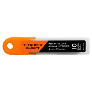 100130 / REP-CUT-7X Estuche con 10 cuchillas SK2 de 25 mm para cutter, Expert