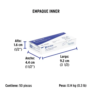 Repuesto para fusible (listón) de 60 a, Volteck