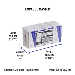 Repuesto para fusible (listón) de 60 a, Volteck