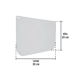 Repuesto para protector facial PF-500P, Pretul