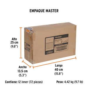 Truper Blíster con 12 barras de silicón de repuesto para PIPE-5/16