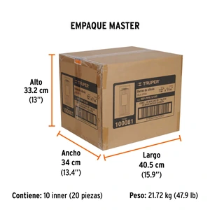 Truper Bolsa con 1 kg de barras de silicón de repuesto p/PIPE-5/16
