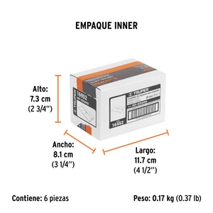 Truper Blíster con 5 cuchillas de repuesto para RASP-3,2,1 y NC-10