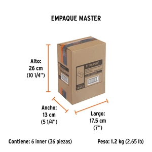 Truper Blíster con 5 cuchillas de repuesto para RASP-3,2,1 y NC-10