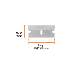 Truper Blíster con 5 cuchillas de repuesto para RASP-3,2,1 y NC-10