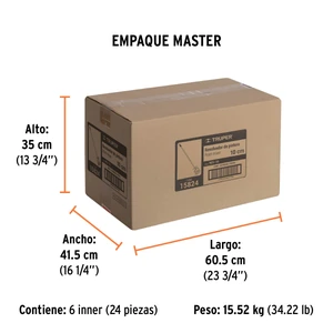 Revolvedor de pintura, 100mm de diámetro, TRUPER