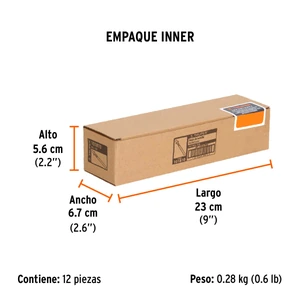 Regla 15 cm de acero inoxidable de bolsillo, Truper