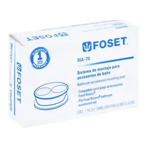 Sistema para montaje de accesorios para baño, Foset Riviera