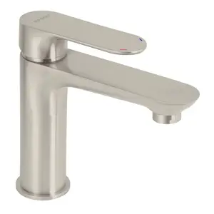 45179 / RIM-45N Monomando satín cuello corto para lavabo, Foset Riviera