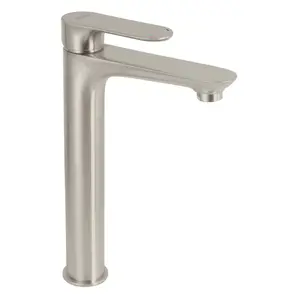 45180 / RIM-46N Monomando satín cuello alto para lavabo, Foset Riviera