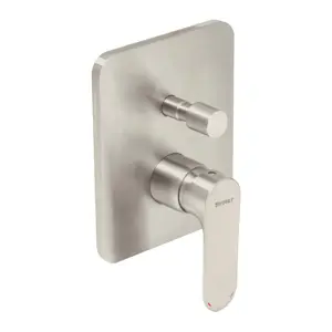 Foset Monomando para regadera con desviador, satín, RIVIERA