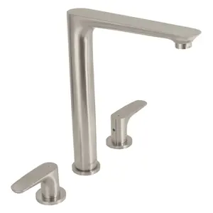 45181 / RIM-81N Mezcladora satín cuello alto para fregadero, Foset Riviera