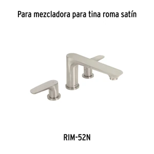 Foset Juego de manerales de palanca para tina, satin, Riviera