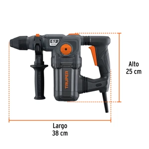 Expert Rotomartillo SDS Plus 6 Joules, 1600W, TRUPER INDUSTRIAL