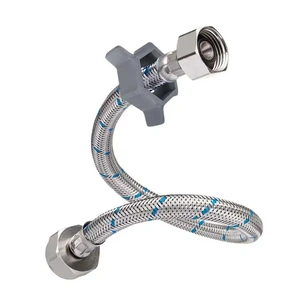 ROTOPLAS-220017 / 220017 Manguera flexible de acero Inoxidable de 1/2" x 7/8" x 50 cm. Tuboplus