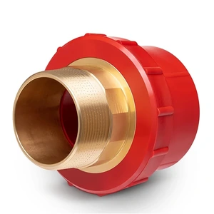 Conector Rosca Macho Tuerca Hexagonal Npt Tuboplus Contraincendios