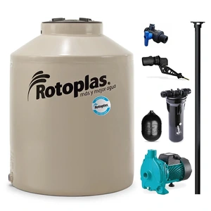 Tinaco GDPV con Bomba Centrífuga 1/2 HP 1,100 litros (Venta exclusiva en Tuxtla)