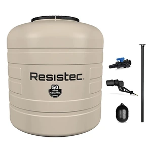 Tinaco Resistec con Multiconector y jarro de aire 1,100 litros ((venta exclusiva en zonas aplicables, consulta descripción)
