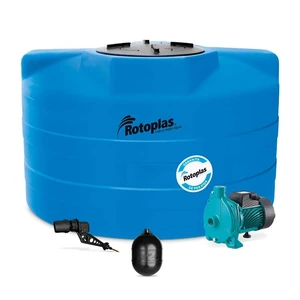 Cisterna 1,200 litros con bomba centrifuga