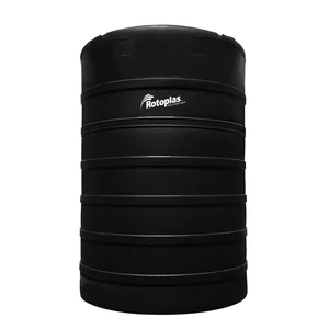 Tanque vertical 15,000 litros color negro