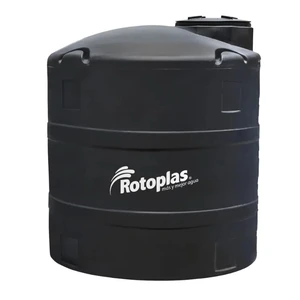 Tanque vertical color negro