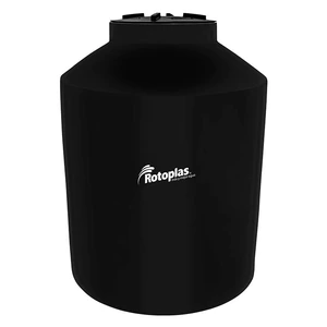 Tanque vertical cerrado reforzado al 40% 1,100 litros color negro
