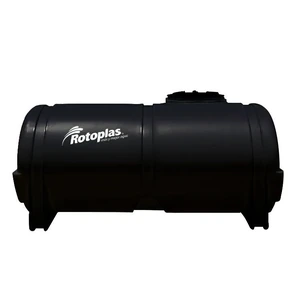 ROTOPLAS-550188 / 550188 Tanque horizontal nodriza reforzado al 40% 2,500 litros color negro
