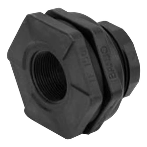 ROTOPLAS-580015 / 580015 Conexión hexagonal de polipropeno VITON 1 de 1/2 pulgada