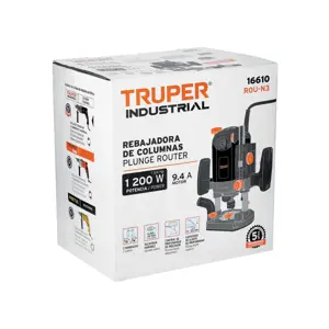 16610 / ROU-N3 Expert Router 1200 W, 1-3/4 HP, industrial, Truper