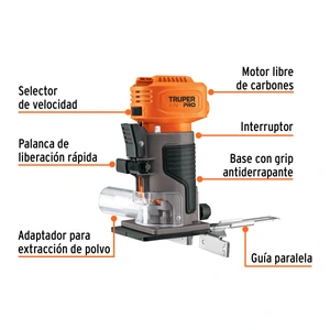 Router (Rebajadora) 1/4