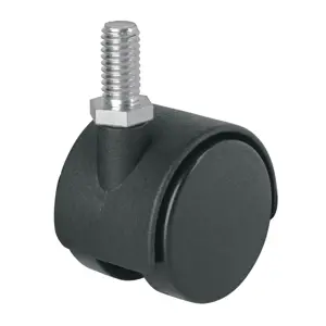 49696 / ROY-40ER Rodaja tipo yoyo de 40 mm con espiga roscada, Fiero