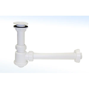 RUGO-11-P / 11-P Trampa Completa para Fregadero Blanco RUGO 11-P
