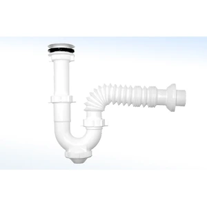 RUGO-11-RF / 11-RF Trampa Flexible de Polipropileno con Registro para Lavabo RUGO 11-RF