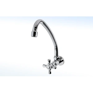 Llave Individual para Fregadero a La Pared Cromo RUGO