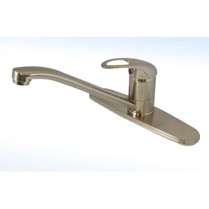 Mezcladora Monomando para Fregadero 20 Cm (8") con Cubierta Satinado RUGO 7-MS